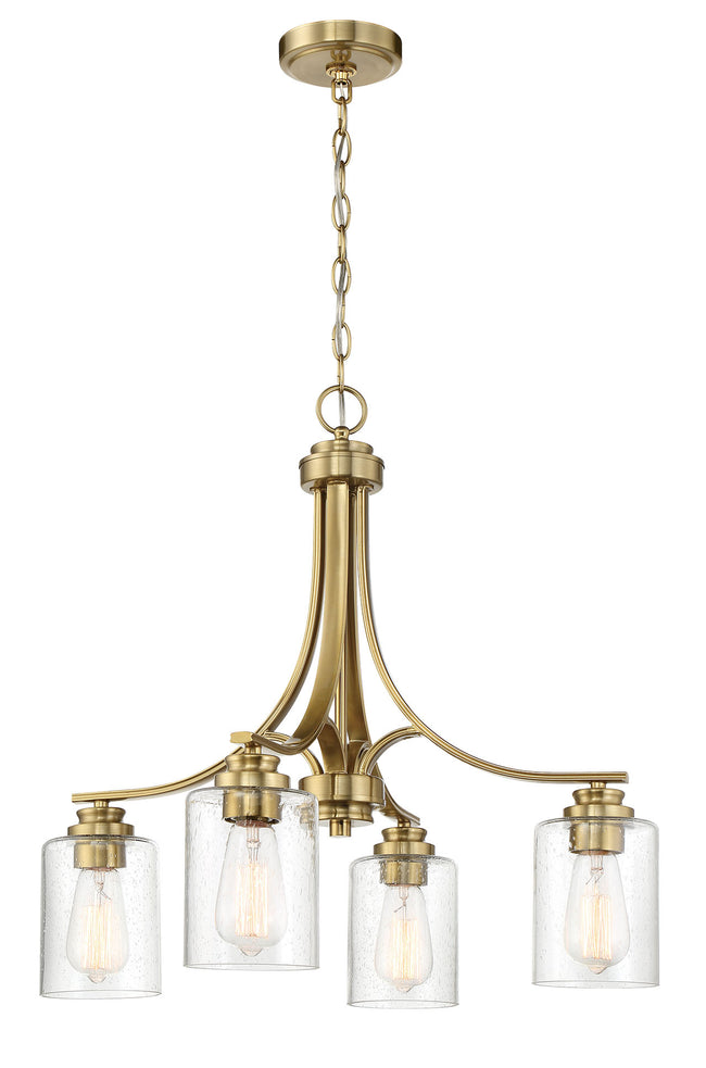 50524-SB - Bolden 4 Light 23" Wide Chandelier - Satin Brass