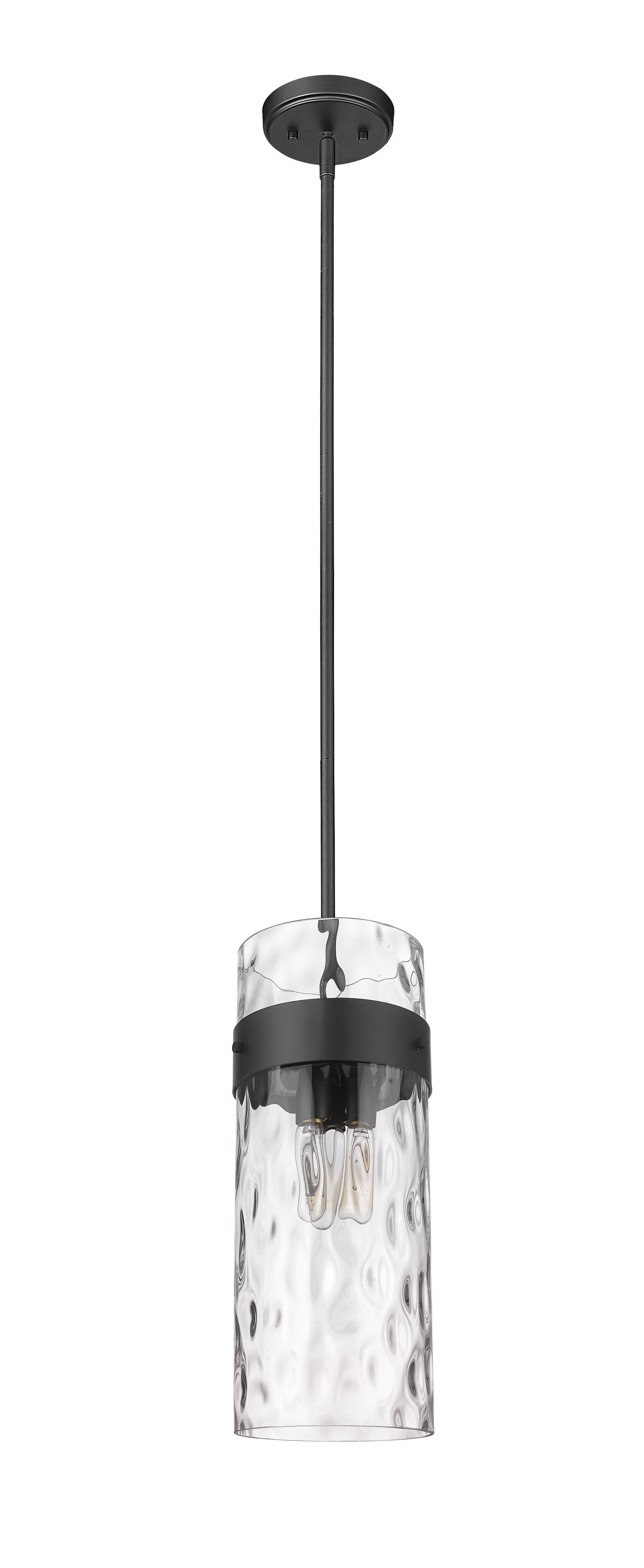 3035P9-MB - Fontaine 3 Light 9" Pendant - Matte Black