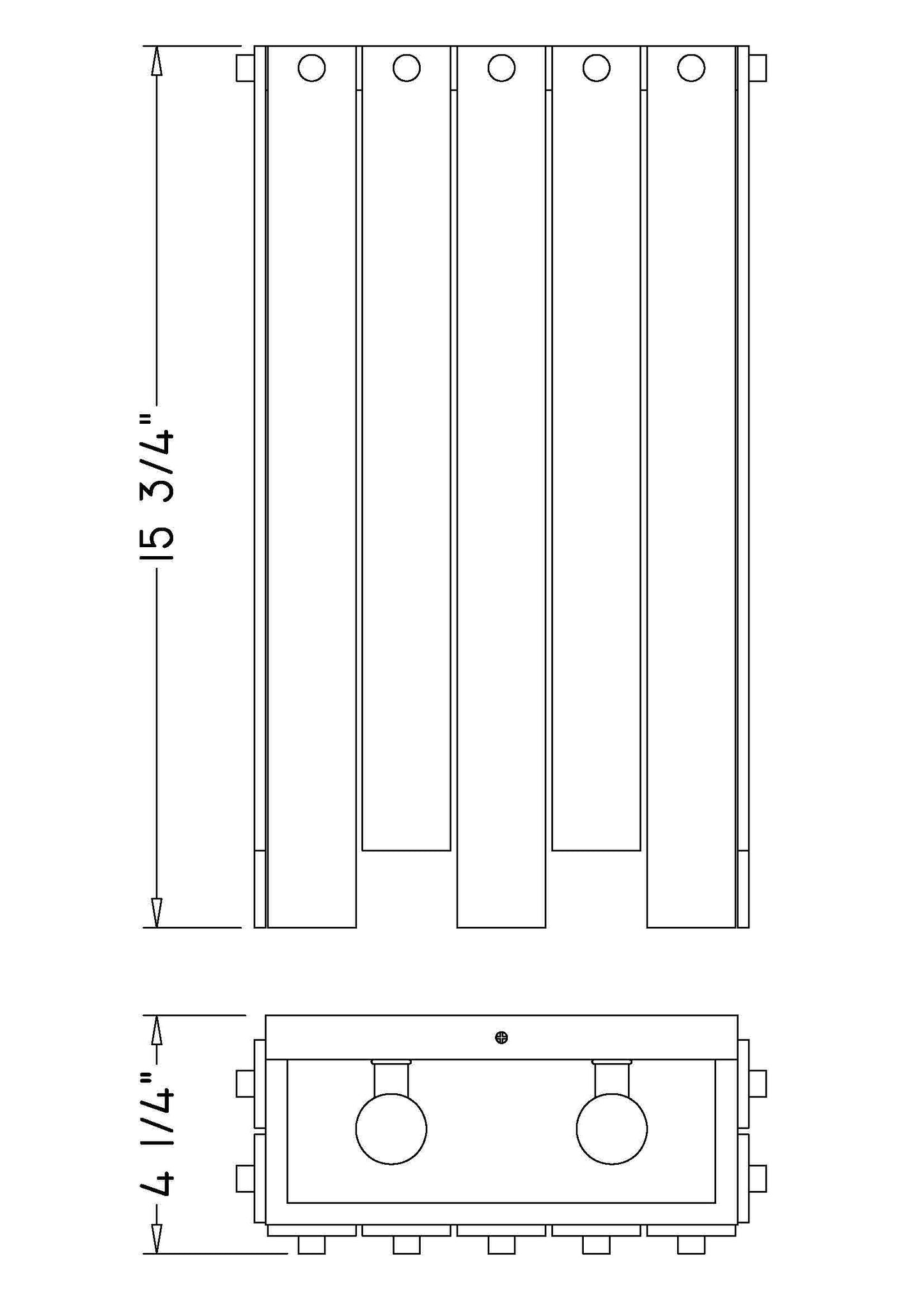 345-4S-PN - Viviana 4 Light Wall 16" Sconce - Polished Nickel