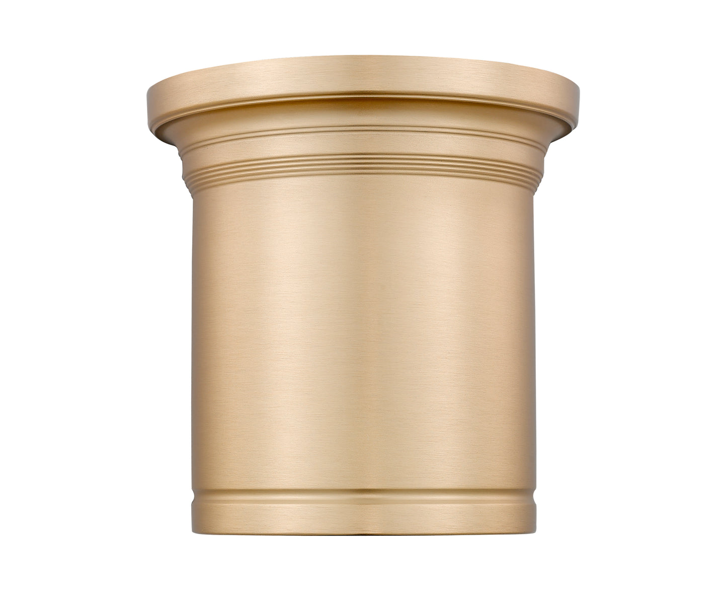 7702F8-MGLD-LED - Bentley 1 Light Flush 8" Mount - Modern Gold