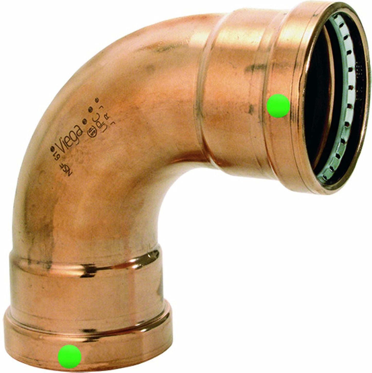 20633 - ProPress Zero Lead Copper XL-C 90-Degree Elbow with 4" P x P