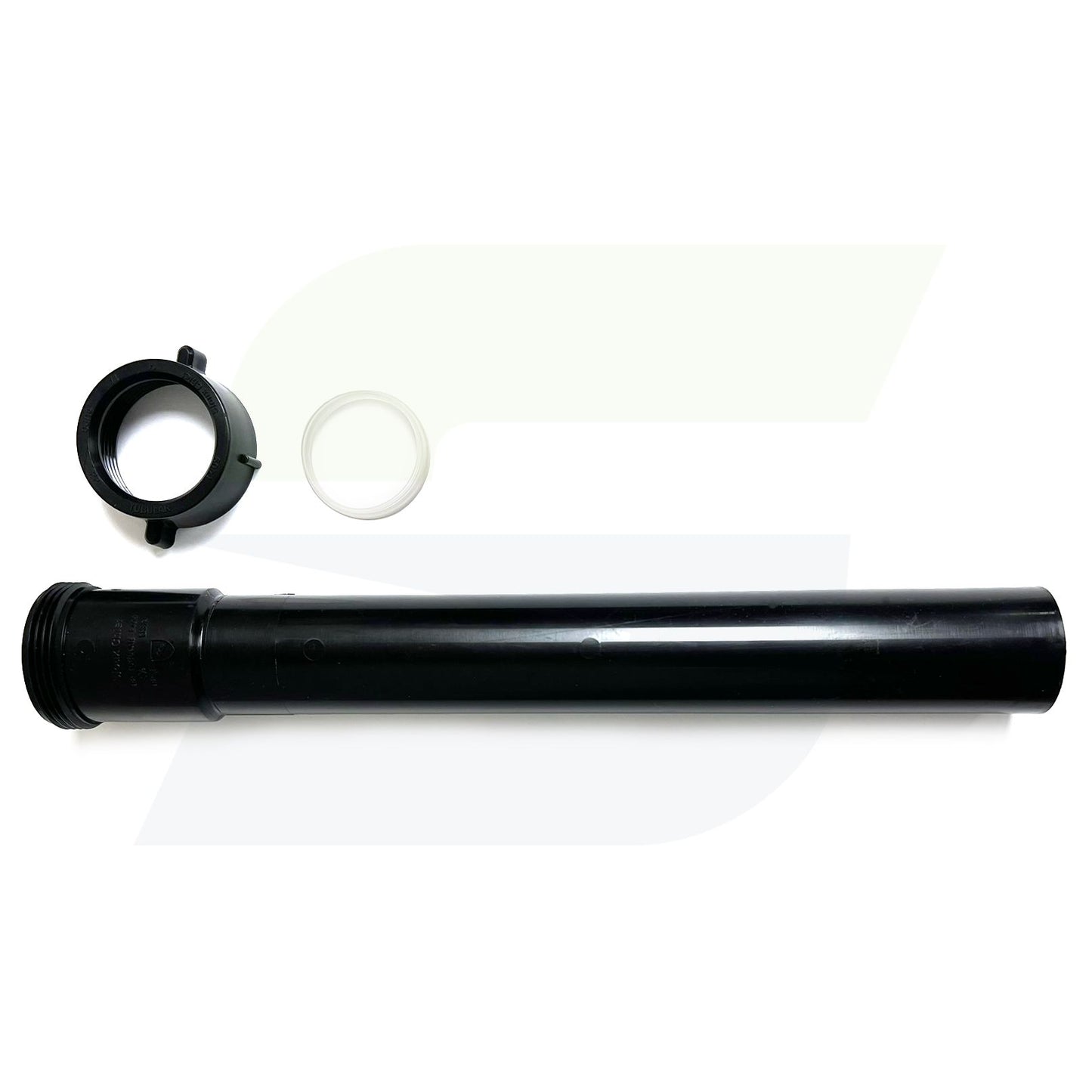 40-12B - 1-1/2" x 12" Slip Joint Extension Tube - Black