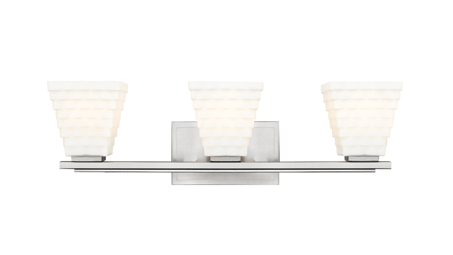 7514-3V-BN - Annalise 3 Light 24" Vanity - Brushed Nickel
