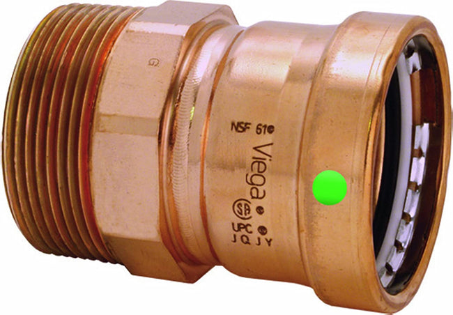 20828 - ProPress Zero Lead Copper XL-C Adapter with Male 3" P x Male NPT