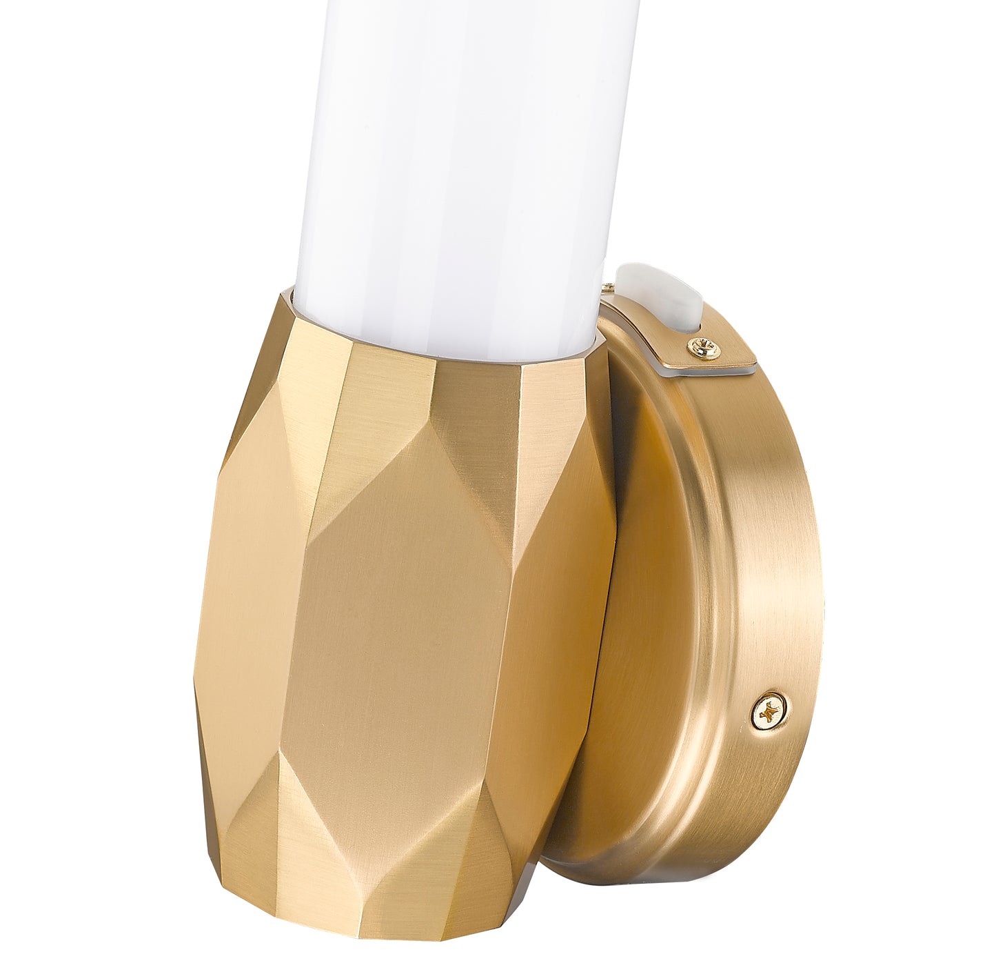 1010-1S-MGLD-LED - Cooper 1 Light Wall 16" Sconce - Modern Gold
