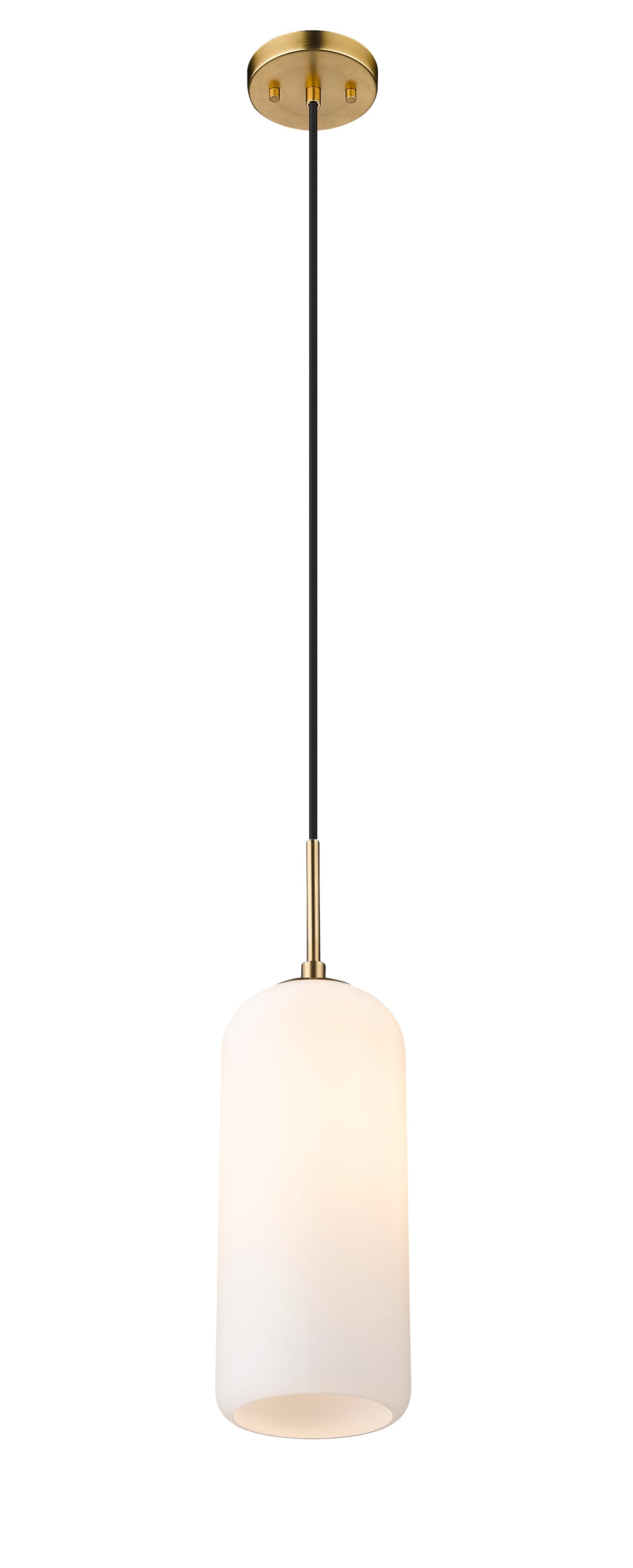 732P17-HBR - Monty 1 Light 5" Pendant - Heritage Brass