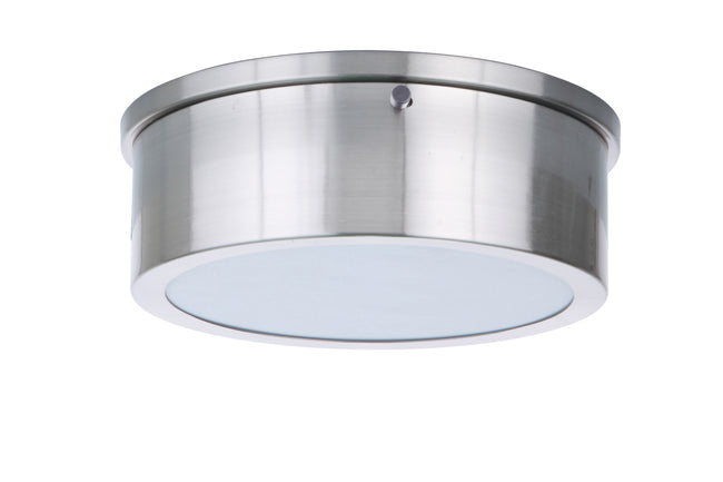 X6709-BNK-LED - Fenn 1 Light 9" Wide Flush Mount - Brushed Nickel