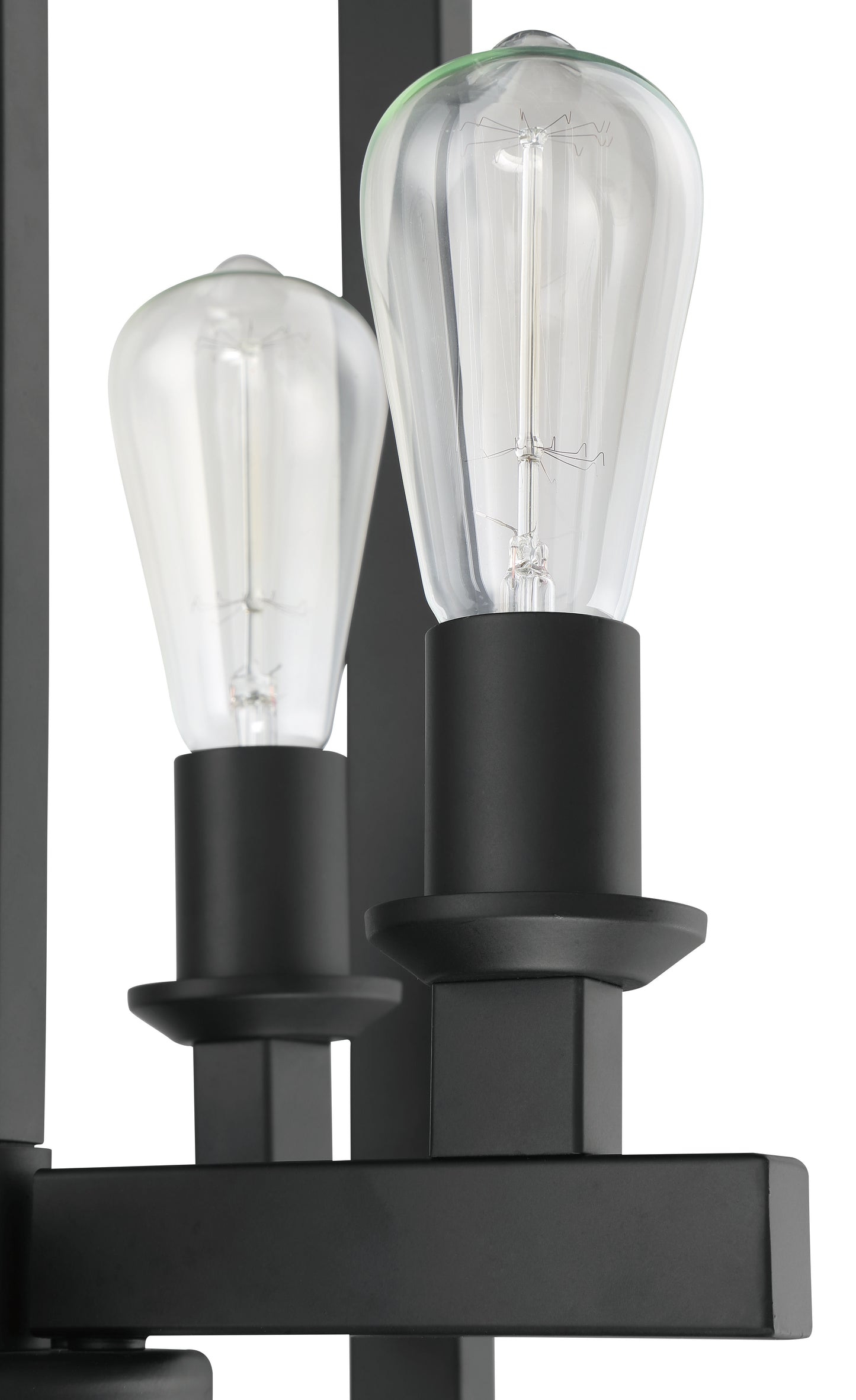 53134-FB - Chicago 4 Light 18" Wide Foyer Light - Flat Black