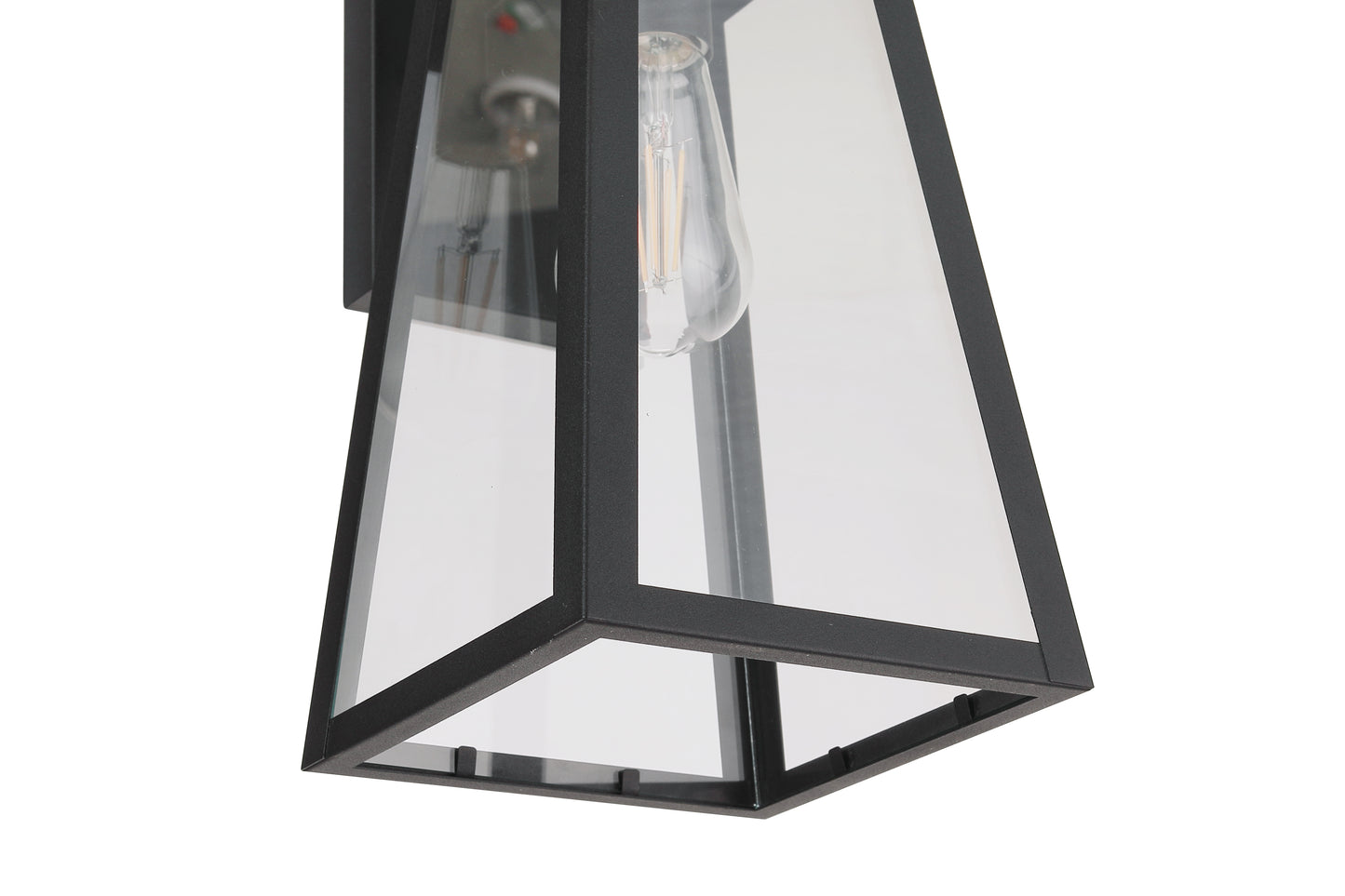 ZA6914-TB-PC - Sorano 1 Light 13.88" High Outdoor Wall Lantern - Textured Black