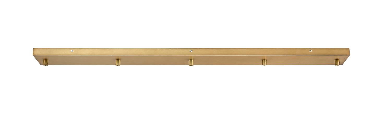 CP4205L-RB - Multi Point Canopy 5 Light Ceiling 5" Plate - Rubbed Brass