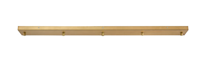 CP4205L-RB - Multi Point Canopy 5 Light Ceiling 5" Plate - Rubbed Brass
