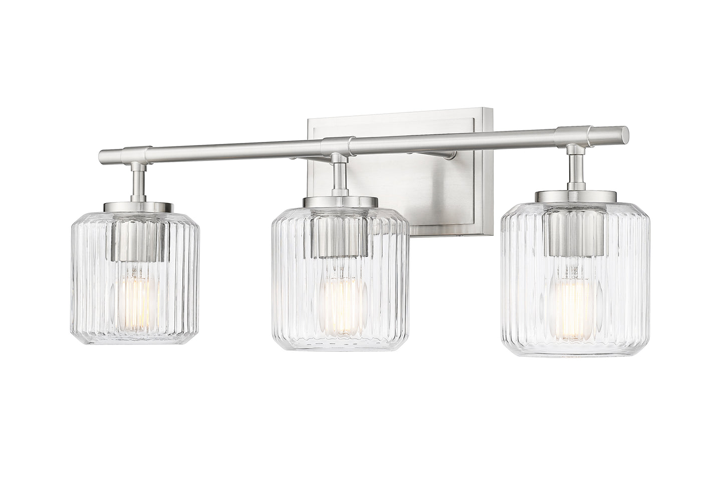 7515-3V-BN - Landon 3 Light 24" Vanity - Brushed Nickel