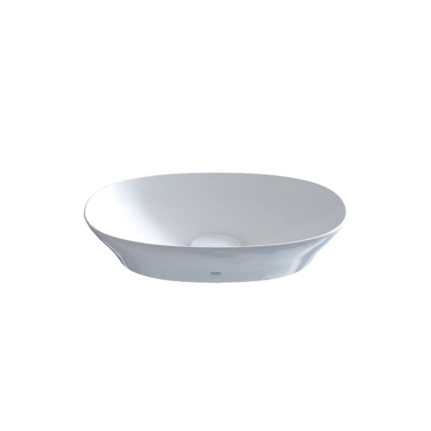 LT473G#01 - Kiwami Oval Vessel Lavatory - Cotton White