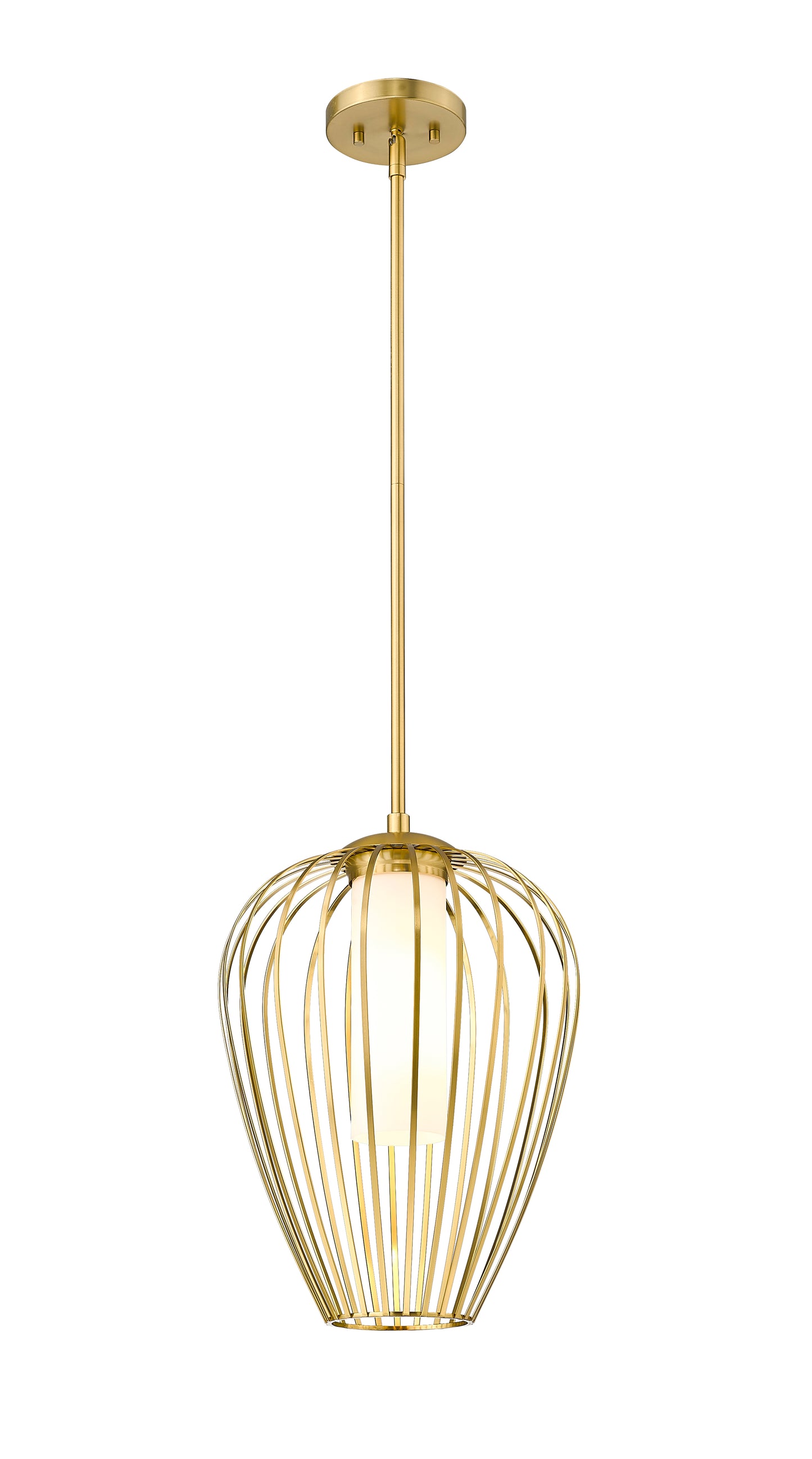 7507-12MGLD - Savanti 1 Light 12" Pendant - Modern Gold