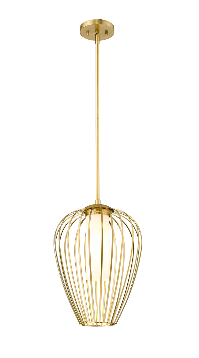 7507-12MGLD - Savanti 1 Light 12" Pendant - Modern Gold