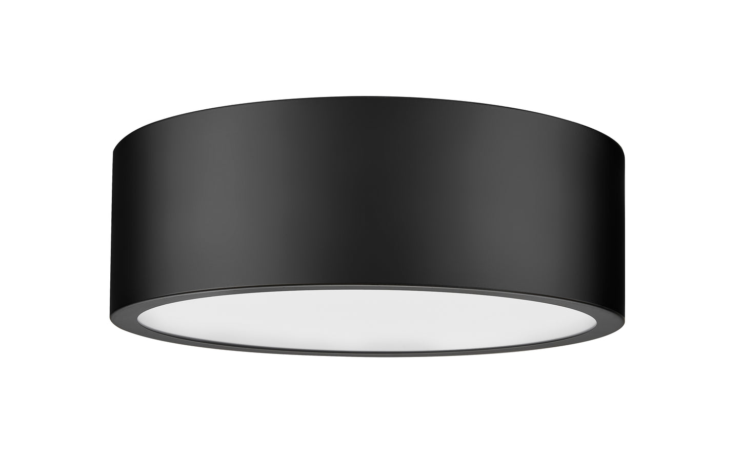 1017F12-MB-LED - Coronado 1 Light Flush 12" Mount - Matte Black
