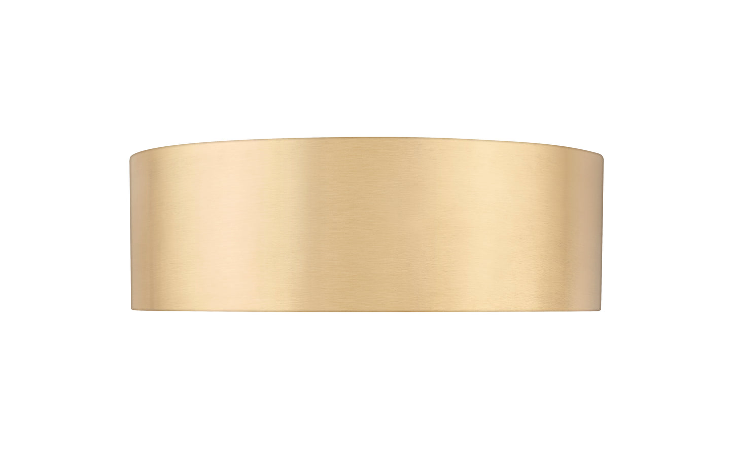 1017F12-MGLD-LED - Coronado 1 Light Flush 12" Mount - Modern Gold