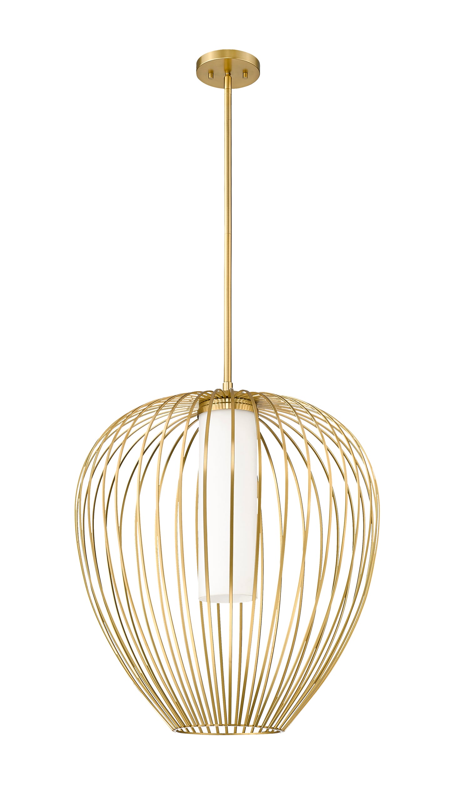 7507-22MGLD - Savanti 1 Light 22" Pendant - Modern Gold