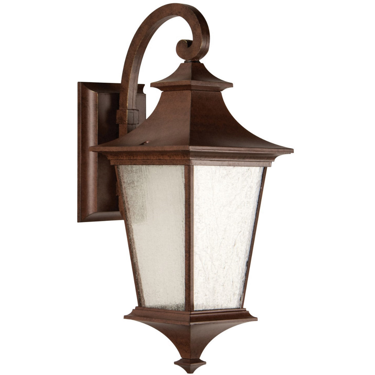 Z1354-AG-LED - Argent 1 Light 16" High Outdoor Wall Lantern - Aged Bronze Textured
