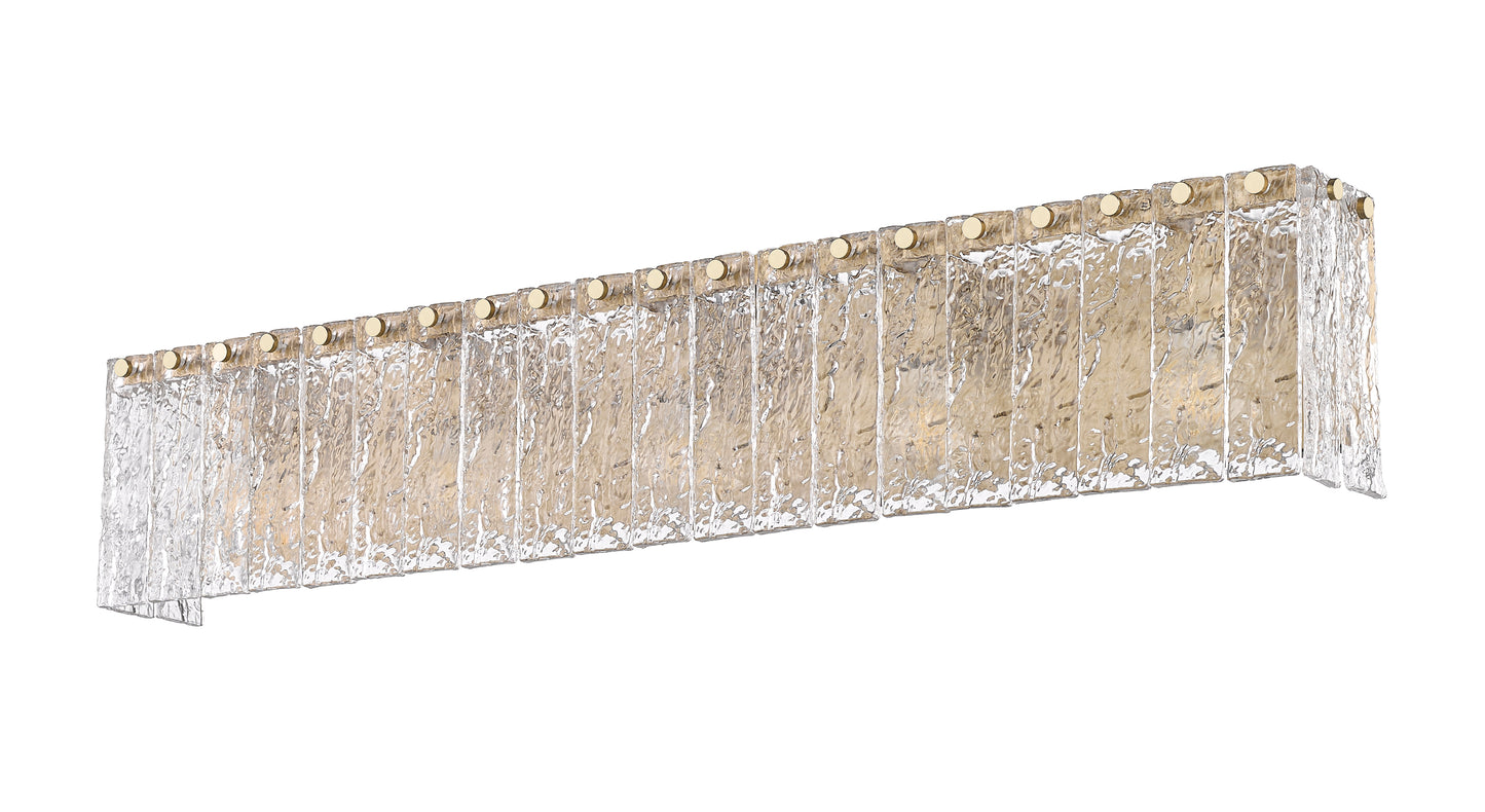 1943-5V-MGLD - Glacier 5 Light 37" Vanity - Modern Gold