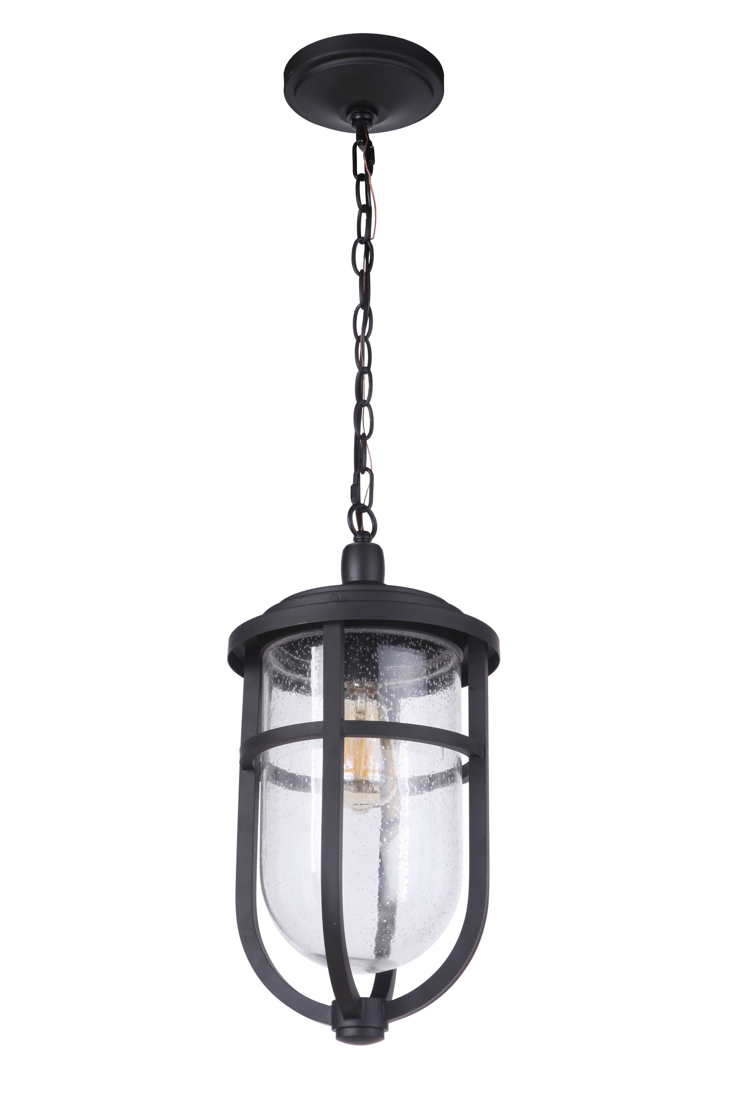 ZA4721-MN - Voyage 1 Light 9.5" Wide Outdoor Pendant - Midnight