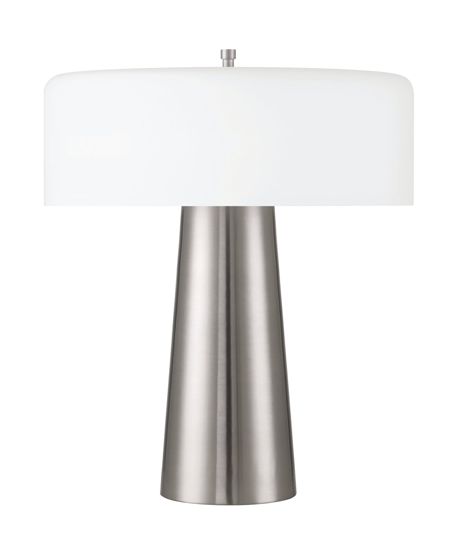 87001BNK-T - 1 Light 18" High Table Lamp - Brushed Nickel
