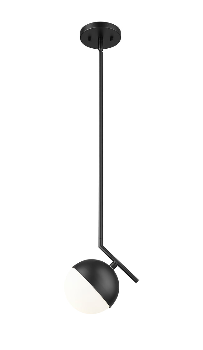 7517P7-MB - Realm Sphere 1 Light 8" Pendant - Matte Black