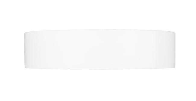 1014F12-MW-MGLD-LED - Kawan 1 Light Flush 12" Mount - Matte White / Modern Gold