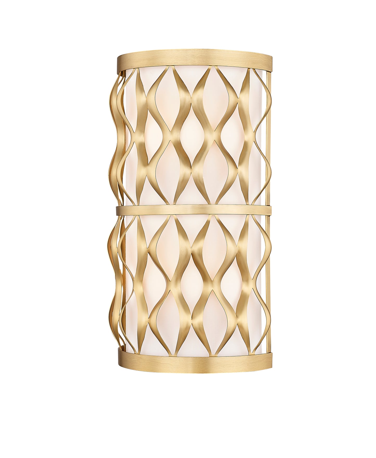1948-2S-MGLD - Harden 2 Light Wall 15" Sconce - Modern Gold