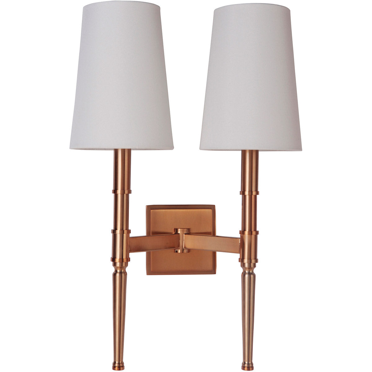 44662-SB - Ella 2 Light 20" High Wall Sconce - Satin Brass