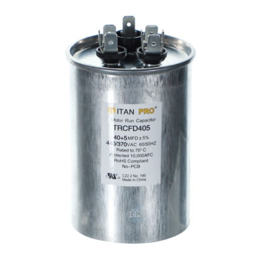 TRCFD405 - TITAN PRO CAPACITOR 40+5 MFD 440/370V ROUND