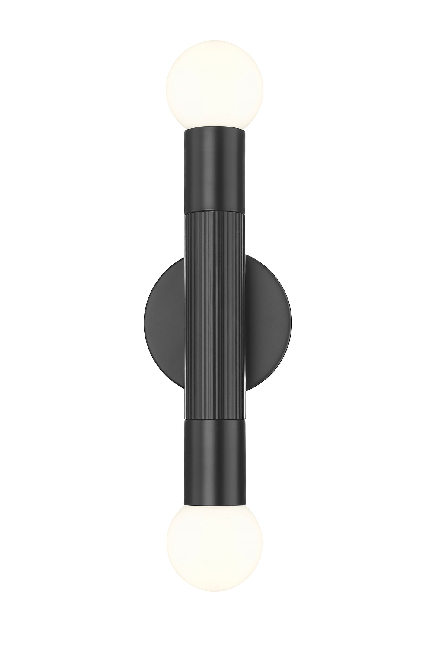 1956-2S-MB - Stari 2 Light Wall 12" Sconce - Matte Black