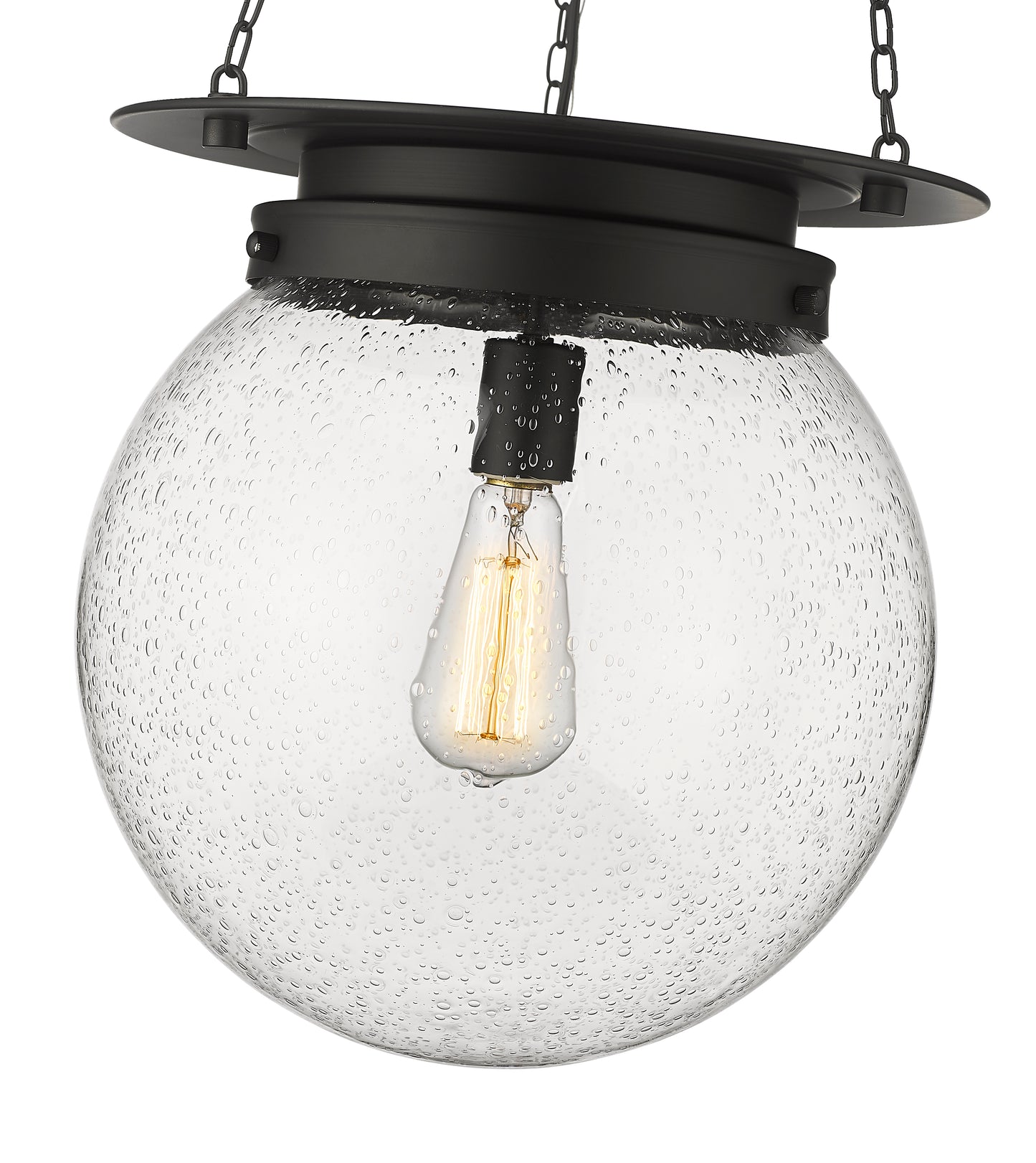 7506P13-MB - Calhoun 1 Light 13" Pendant - Matte black