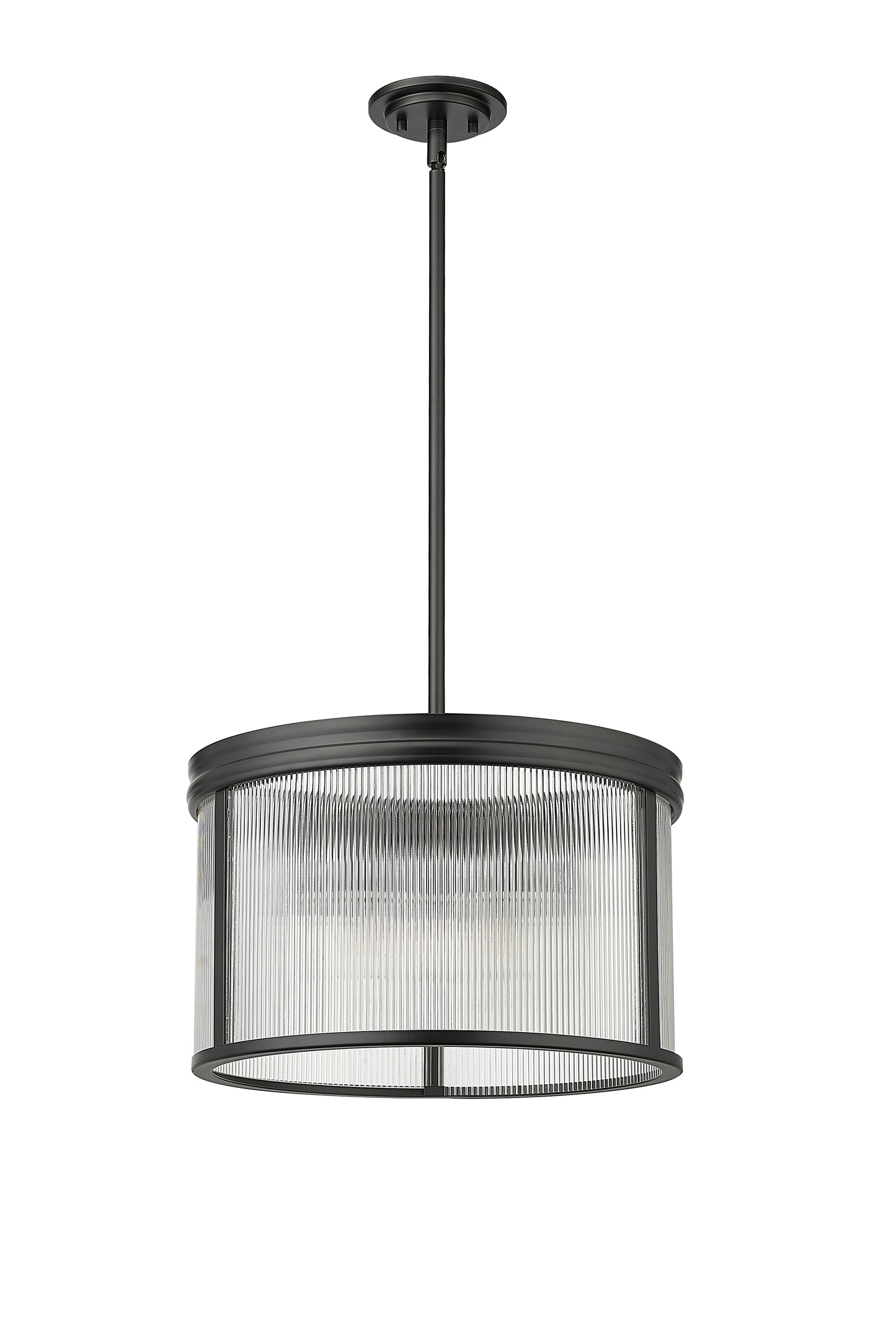 7504P18-MB - Carnaby 5 Light 18" Pendant - Matte Black