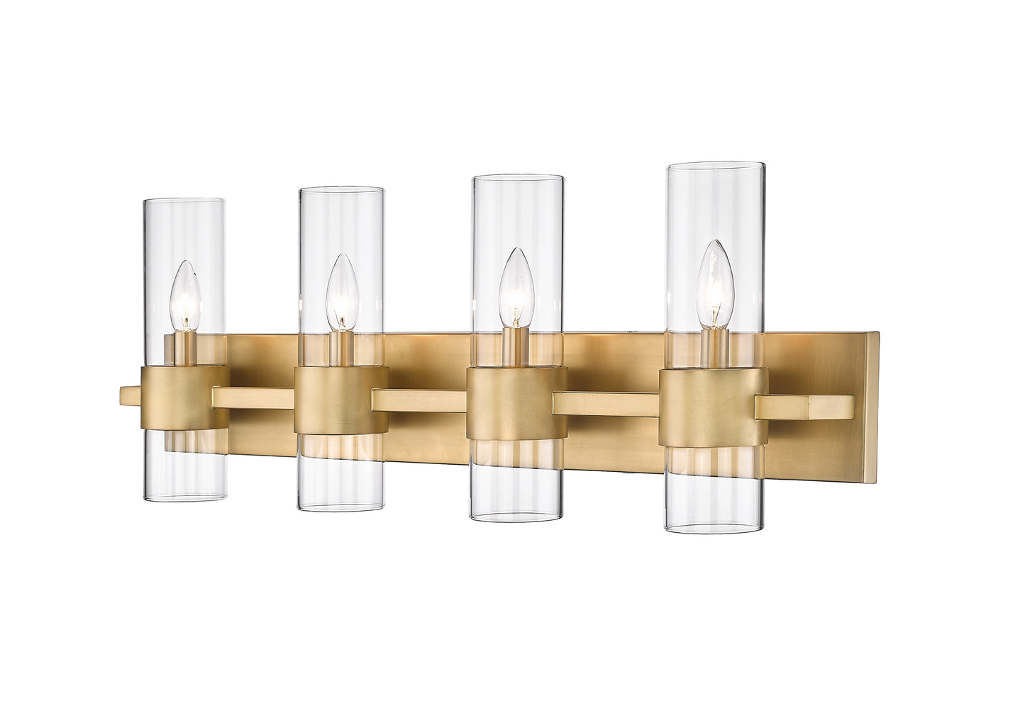 343-4V-RB - Lawson 4 Light 32" Vanity - Rubbed Brass