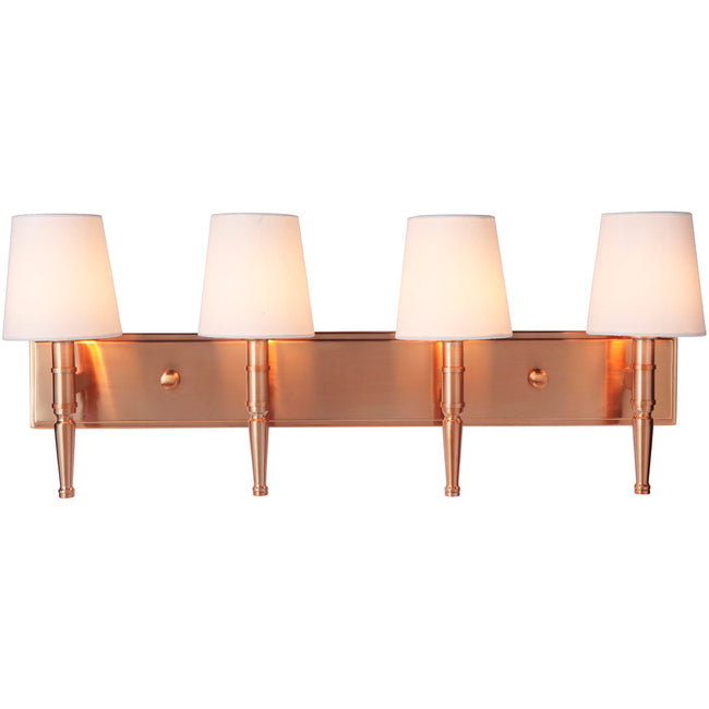 44604-SB - Ella 4 Light 30" Wide Vanity Light - Satin Brass