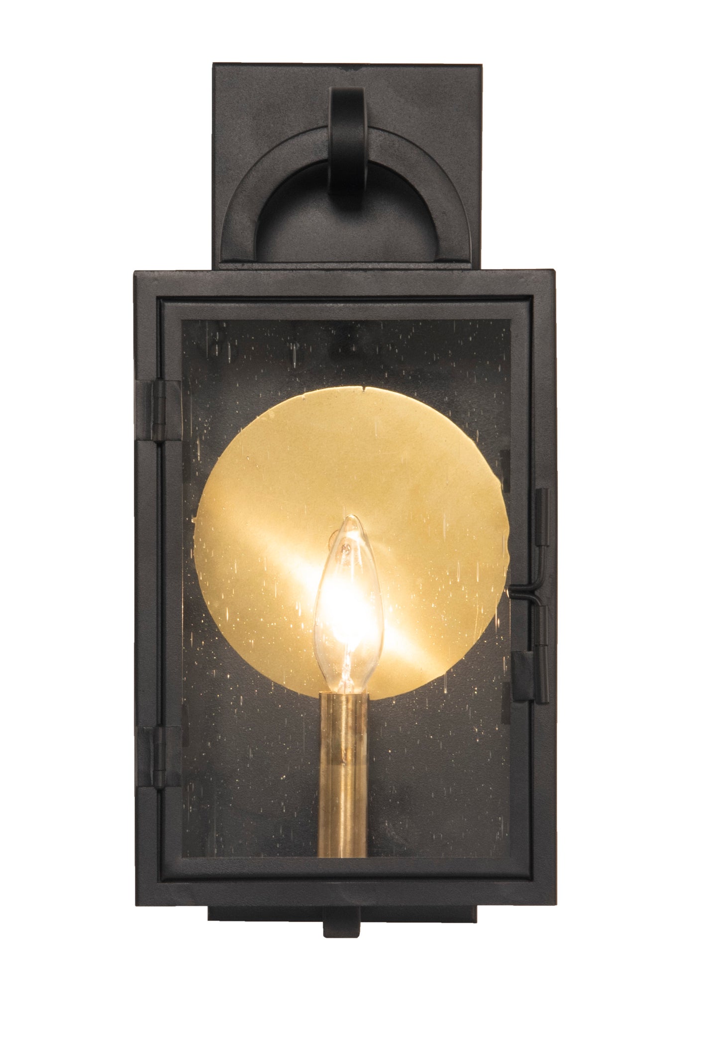 ZA1602-TB - Wolford 1 Light 15" High Outdoor Pocket Lantern - Textured Black