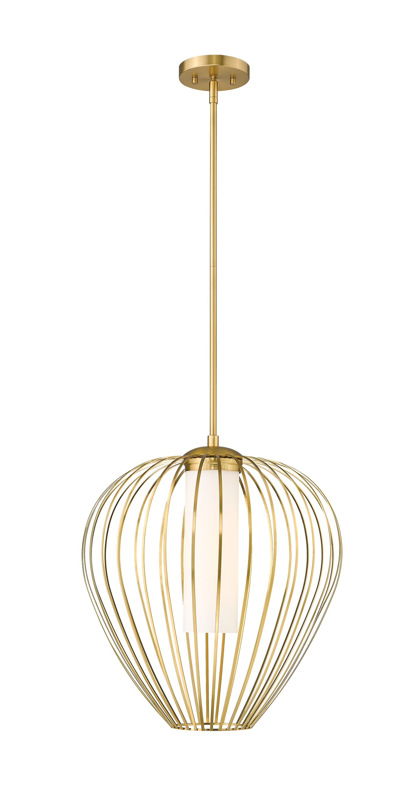 7507-18MGLD - Savanti 1 Light 18" Pendant - Modern Gold