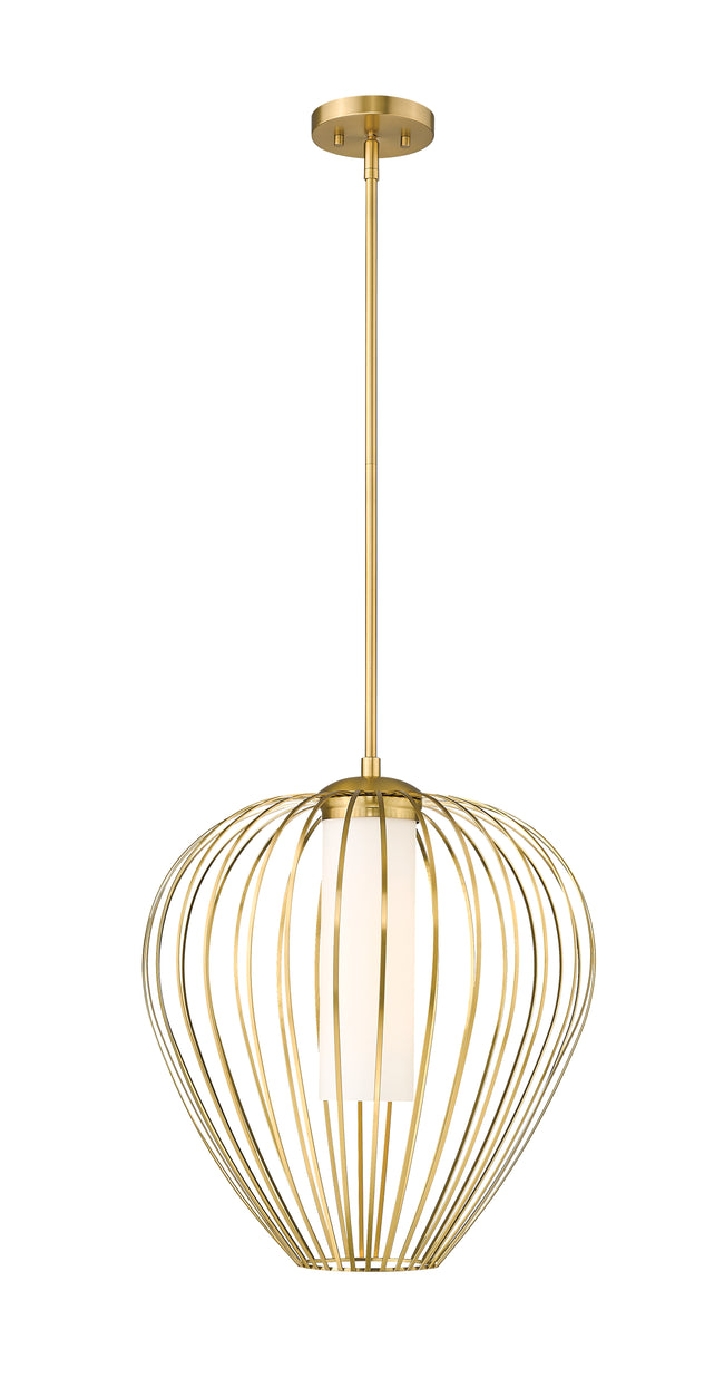 7507-18MGLD - Savanti 1 Light 18" Pendant - Modern Gold
