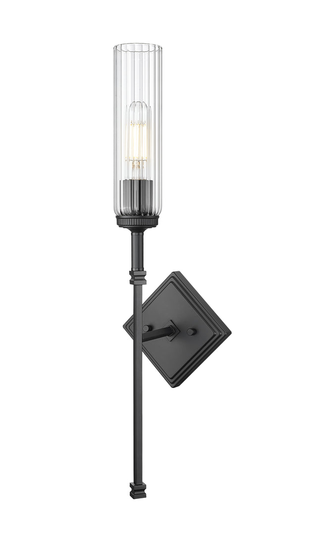 3047-1S-MB - Esme 1 Light Wall 24" Sconce - Matte Black