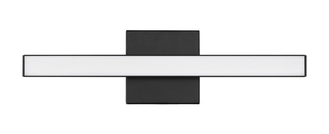 10118FB-LED - Trim 1 Light 18" Wide LED Vanity Light - Flat Black