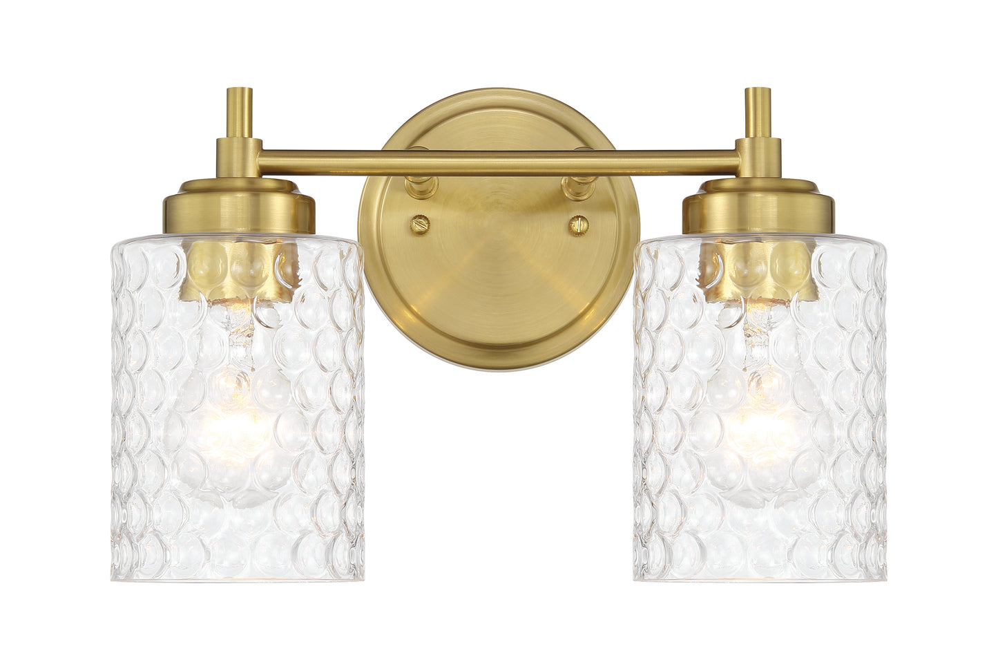 60502-SB - Claire 2 Light 12.75" Wide Vanity Light - Satin Brass