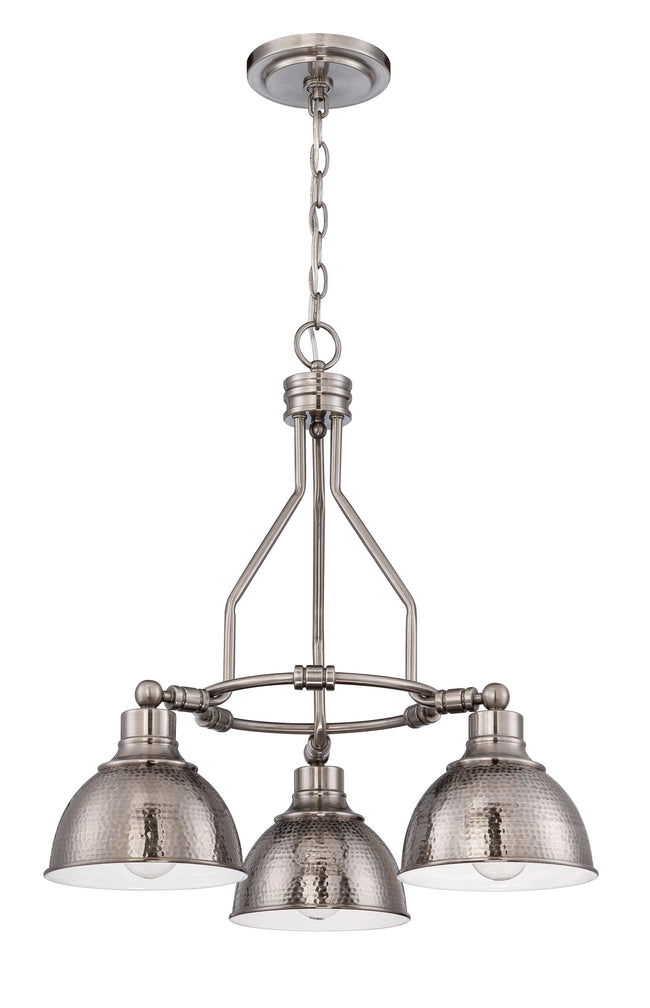 35923-AN - Timarron 3 Light 22" Wide Chandelier - Antique Nickel