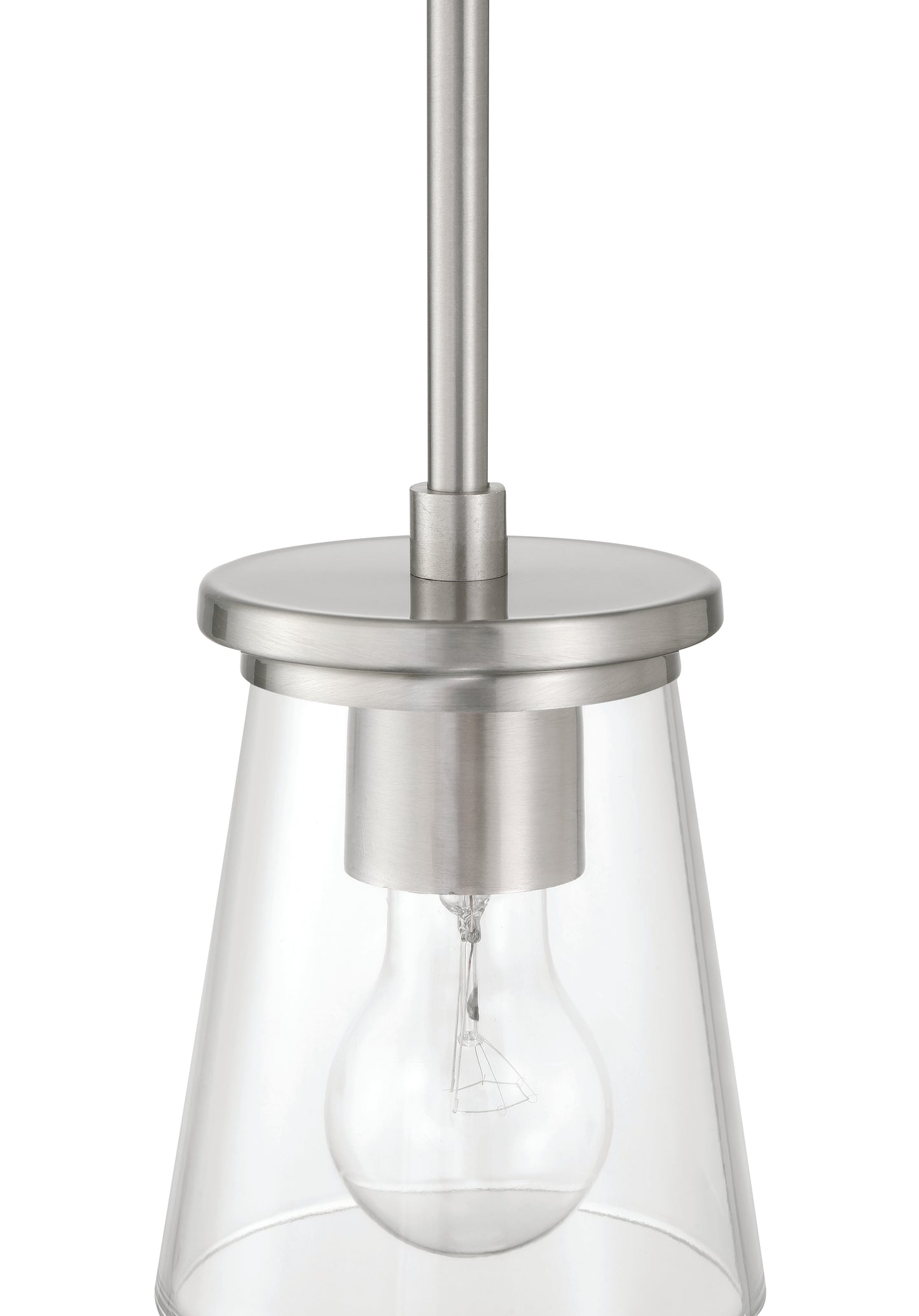 60491-BNK - Connell 1 Light 5" Wide Mini Pendant - Brushed Nickel