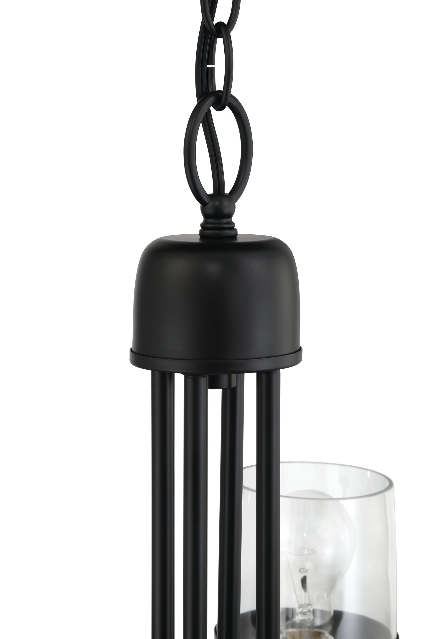 58124-FB - Wrenn 4 Light 20" Wide Chandelier - Flat Black
