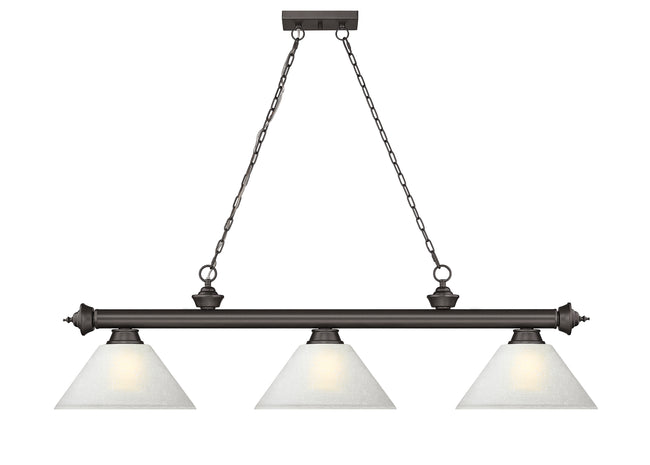 2306-3BRZ-AWL14 - Cordon 3 Light 57" Billiard - Bronze