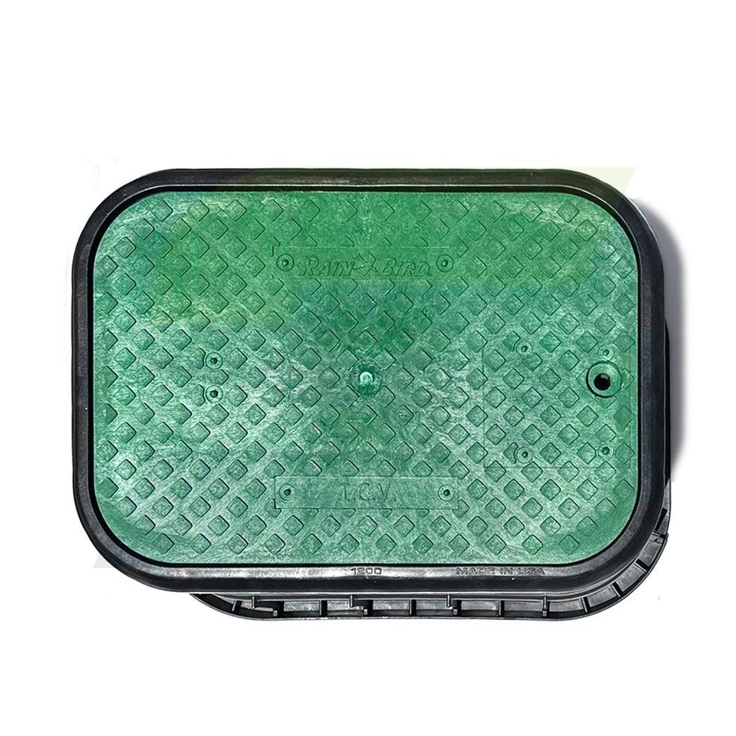 PVBSTD - PVB Standard Valve Box - Black Body & Drop-in Green Lid