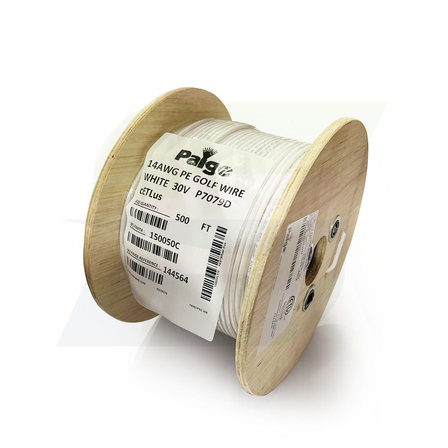 150050C - 14 AWG PE Direct Burial Golf Course Sprinkler Wire 30V - 500 Ft Roll
