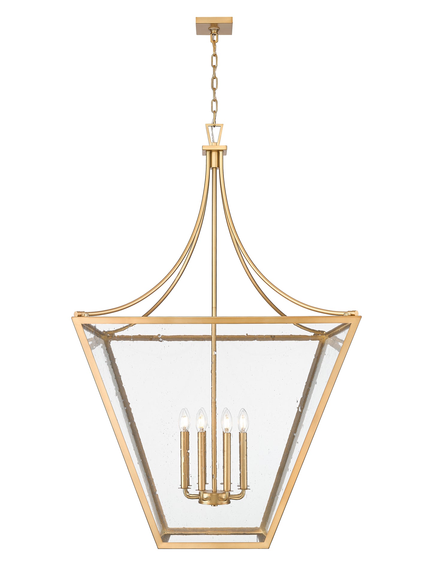 1961-8RB - Montalcino 8 Light 32" Chandelier - Rubbed Brass
