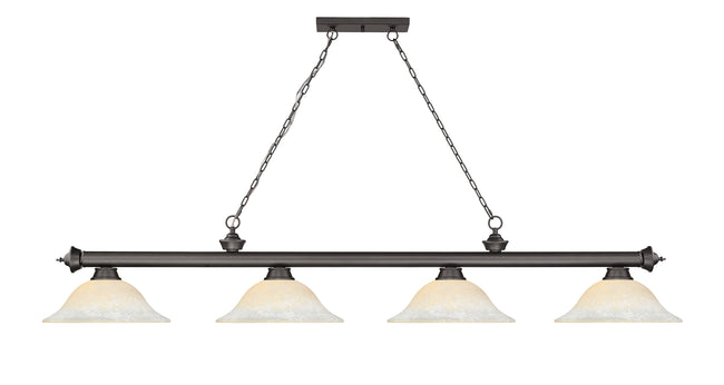 2306-4BRZ-WM16 - Cordon 4 Light 82" Billiard - Bronze